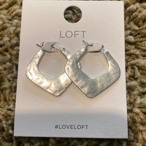 Loft silver earrings